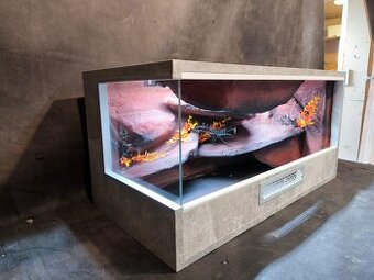 Terrarium meblowe pustynne stepowe wąż gekon eublefar