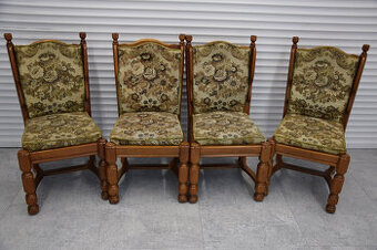 krzesła z drewna dębowego - super stan