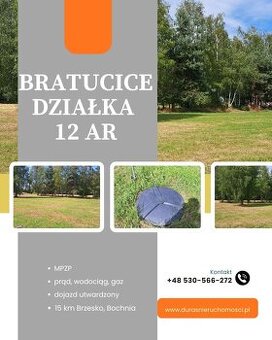 Bratucice gm. Rzezawa działka budowlana 12 ar