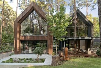 Dom projekt WK1 Vintage las jezioro