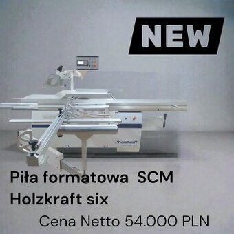 Piła formatowa SCM Si X, sterowanie PLC