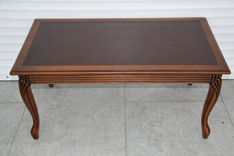 ława - stolik z drewna orzechowego - jak nowy