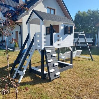 Domek dla dzieci plac zabaw