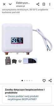 Przepływowy podgrzewacz wody 3 szt