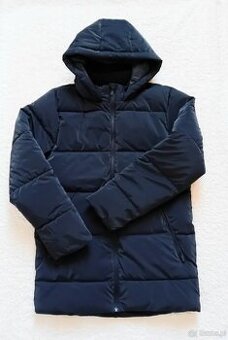 Ciepła puchowa kurtka z kapturem
