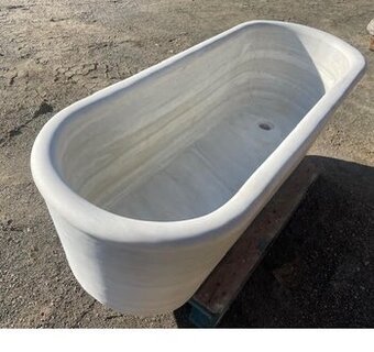 Antique marble bathtub