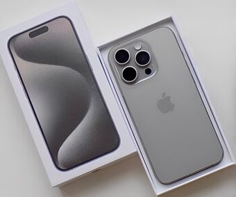 iPhone 15 Pro Natural Titanium BATERIA 100% TOP