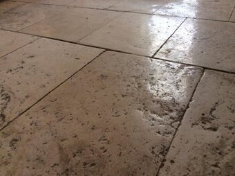 Antique limestone floor tiles  - 290sqm