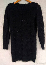 Damski sweter Passione Roma Italia L/XL czarny z błyszczącym