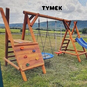 Plac zabaw z bali „Tymek” – własna produkcja