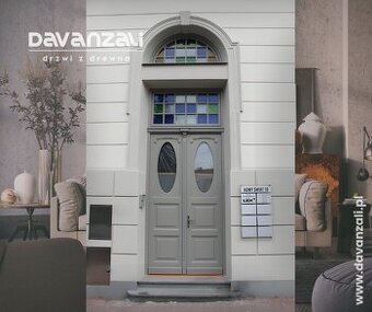 Wykonamy drzwi do kamienicy, willi Davanzali -drzwi z drewna