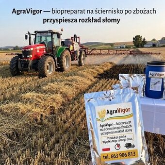 AgraVigor SUCHY — biopreparat na ściernisko po zbożach | już