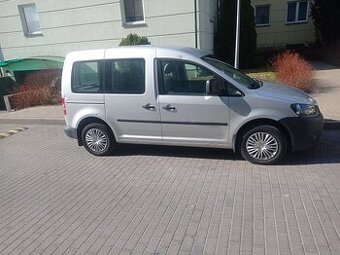 VW Caddy , 1/6D 110km , 2015, 5-sos , cięż. , salon polska