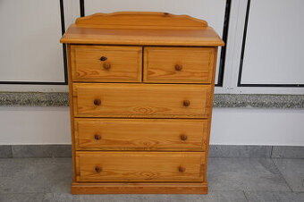 komoda z drewna sosnowego - jak nowa