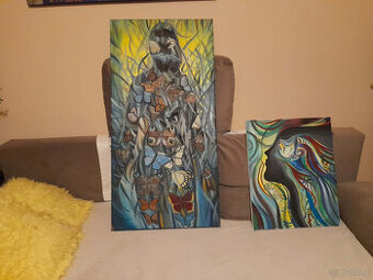 Sprzedam obraz Motyle - dyptyk