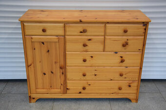 komoda z drewna sosnowego - jak nowa