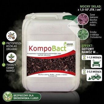 Kompobact® – Biopreparat do przyspieszonego kompostowania
