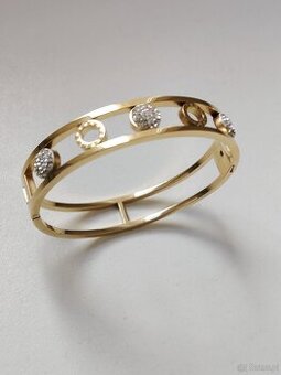 Sztywna otwierana bransoletka Stal chirurgiczna