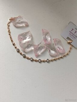 Bransoletka z cyrkoniami stal chirurgiczna