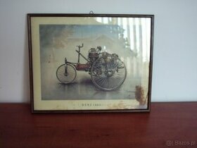 Obraz kolekcjonerski Benz 1885 Rok Piet Olyslager
