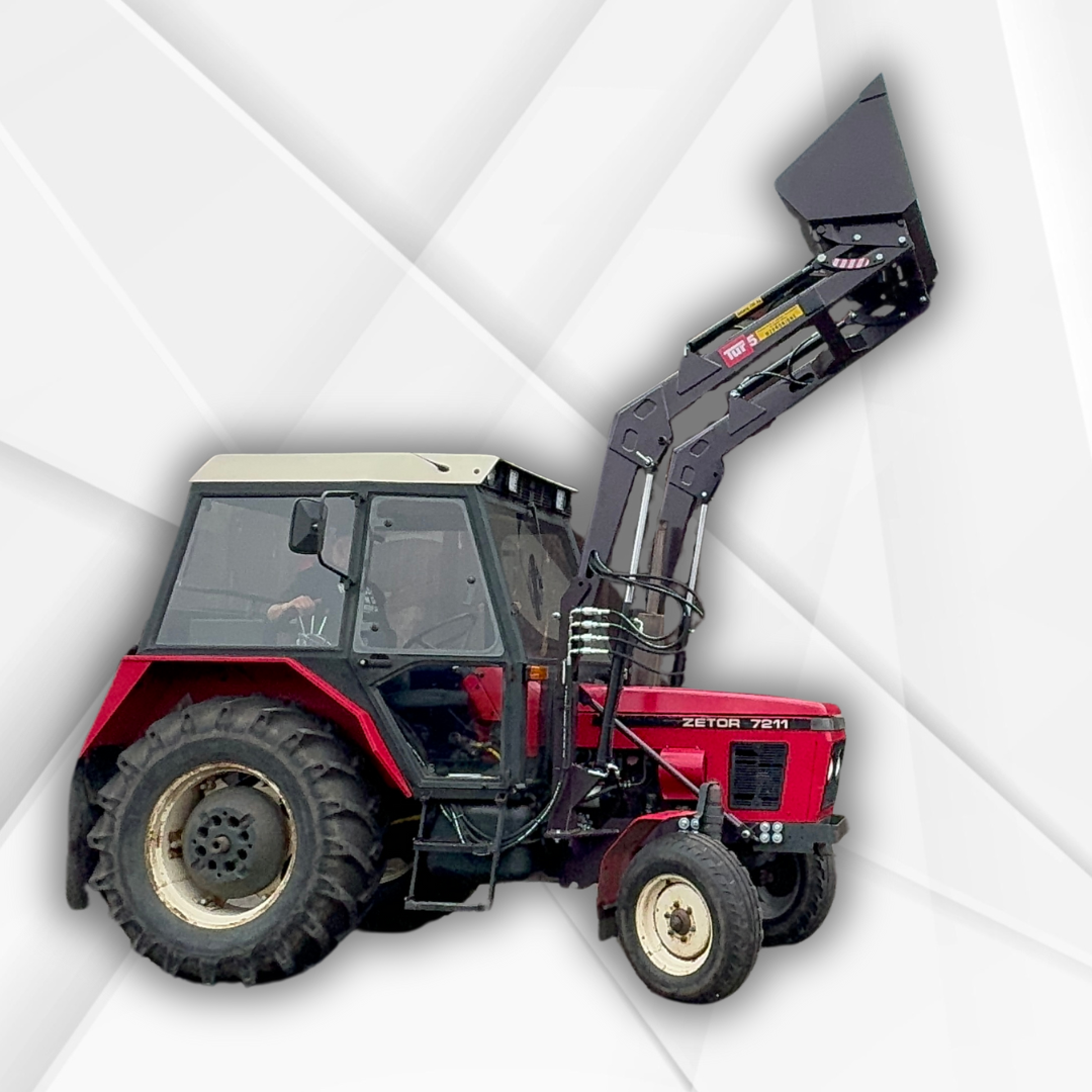 Ładowacz czołowy do Zetora z euroramką – udźwig 700 kg, 24 m - 2