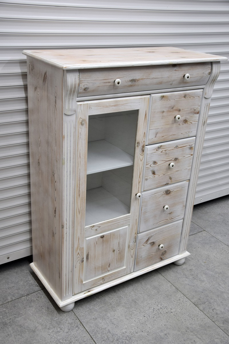 komoda z drewna sosnowego - jak nowa - 2