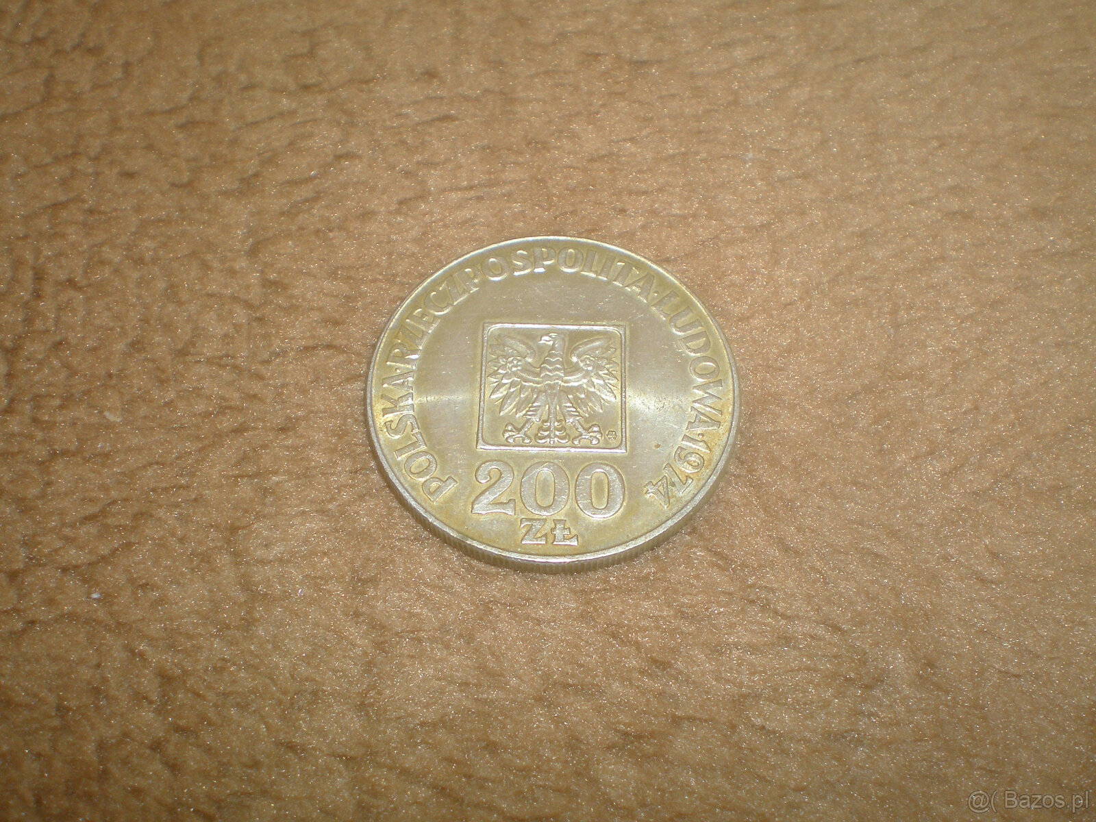 Sprzedam monetę 200 zł., z roku 1974r., XXX Lat PRL używana - 2