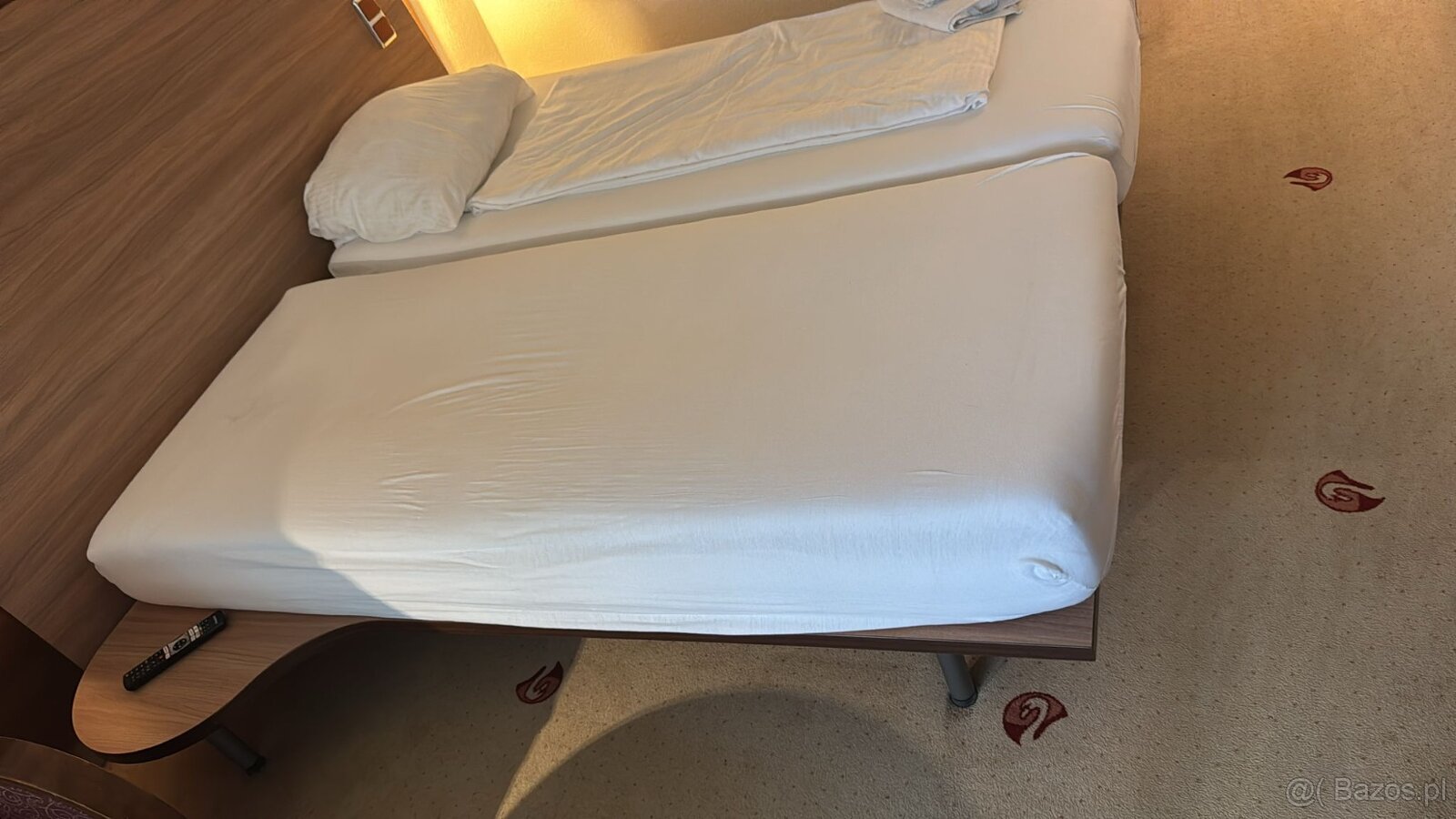 łóżka z materacami używane 90x200 sprzedam - 2