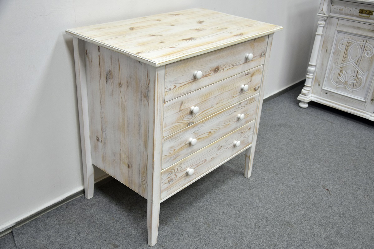 komoda z szufladami z drewna sosnowego - jak nowa - 2