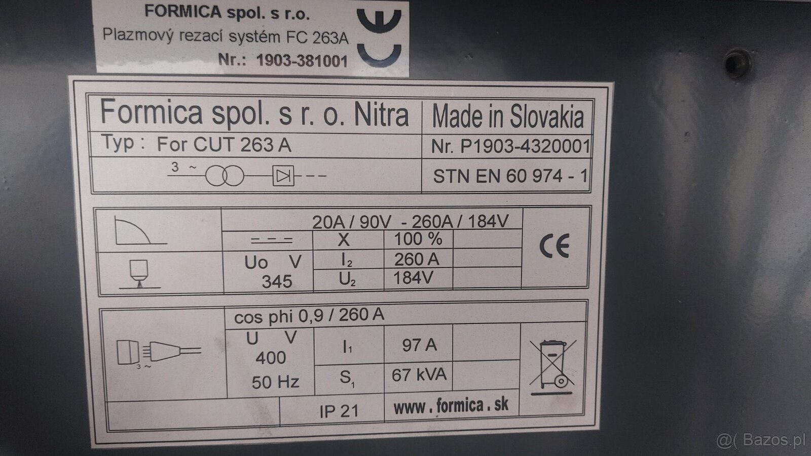 Vanad Plasma 263A - 2