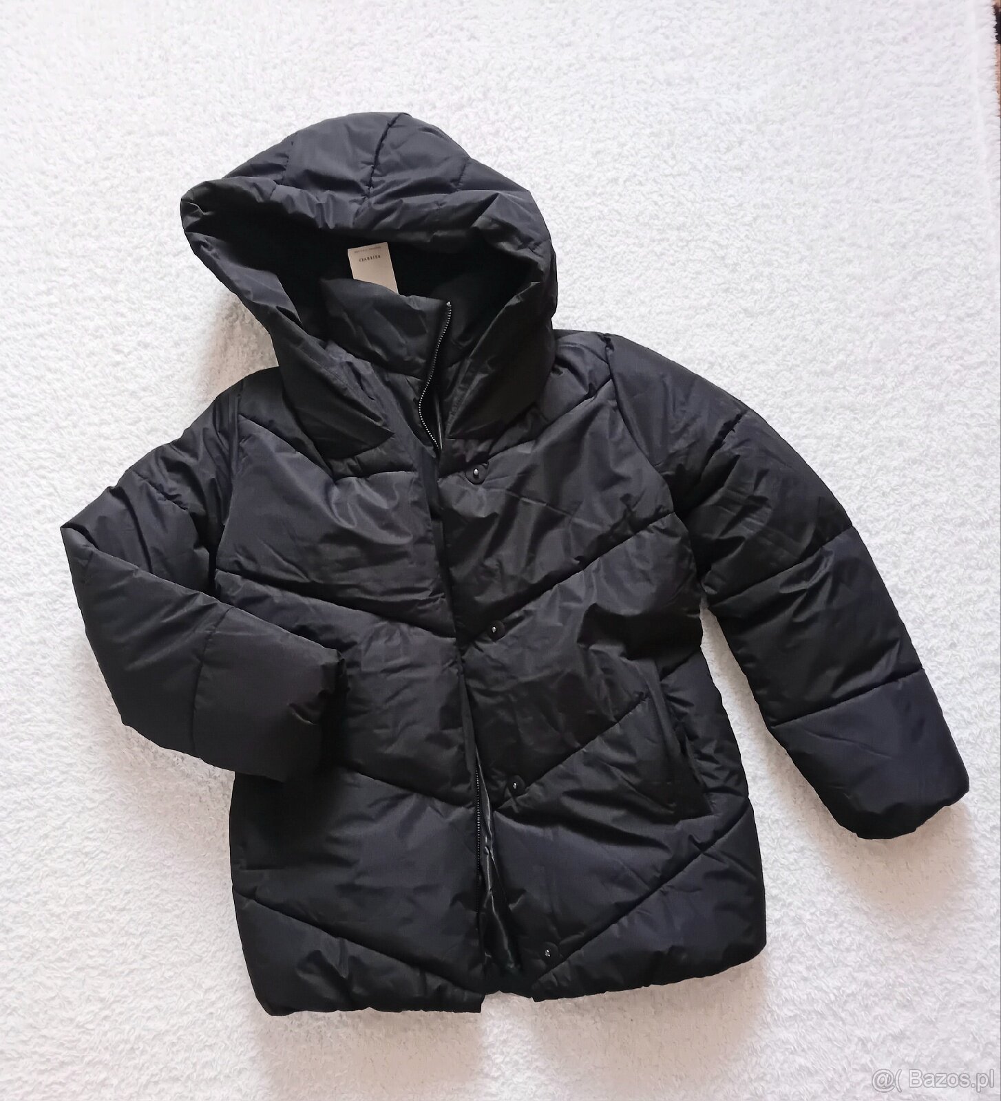 Nowa kurtka puchowa Z kapturem - 2
