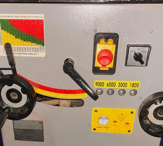 Frezarka dolnowrzecionowa z wózkiem, uchylne wrzeciono - 2