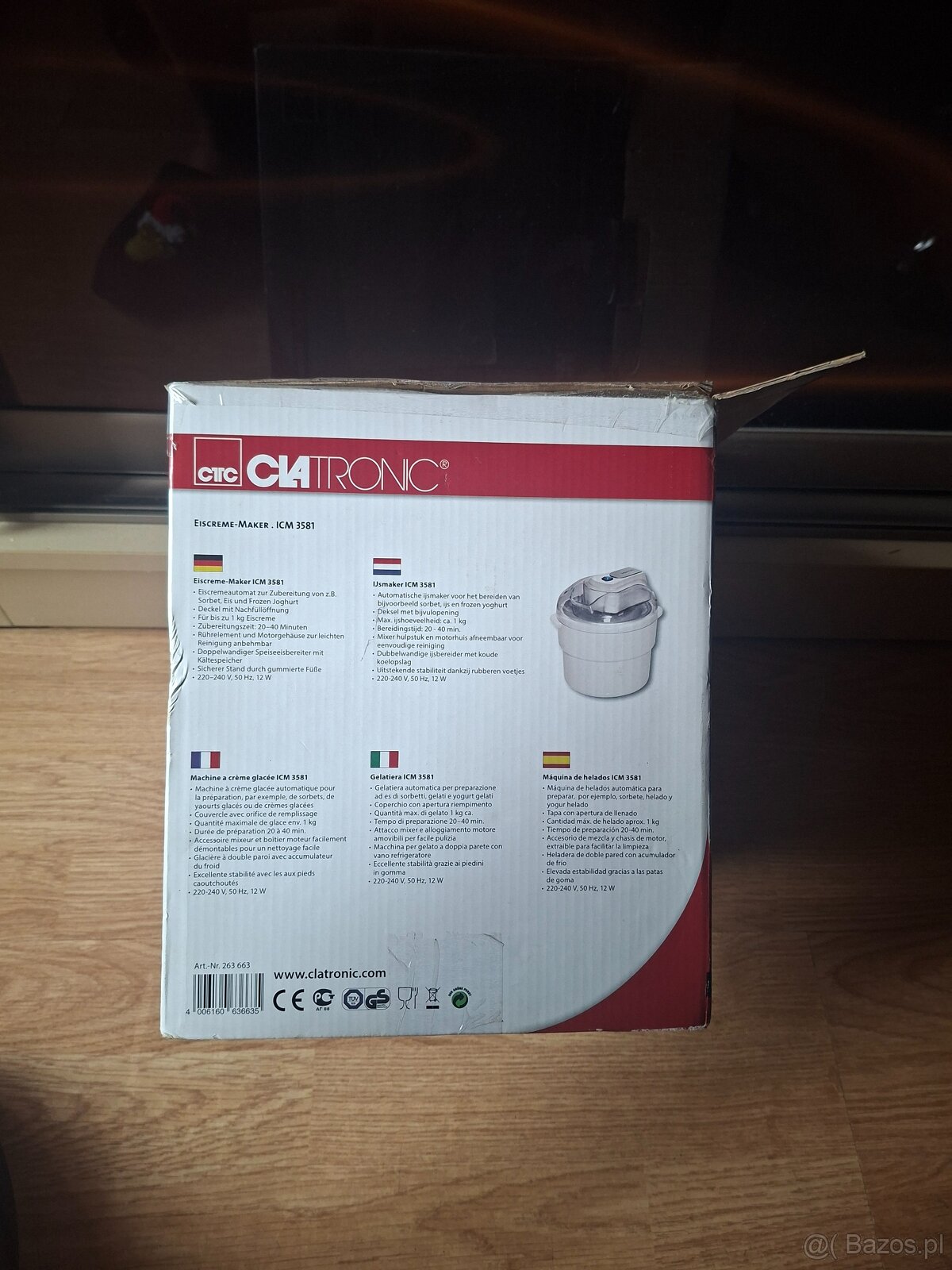 Clatronic ICM 3581 Domowe lody? Teraz to możliwe – z maszy - 2