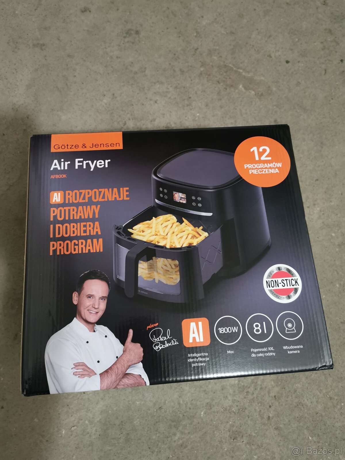 Air Fryer Frytkownica beztłuszczowa GÖTZE & JENSEN AF800K AI - 2