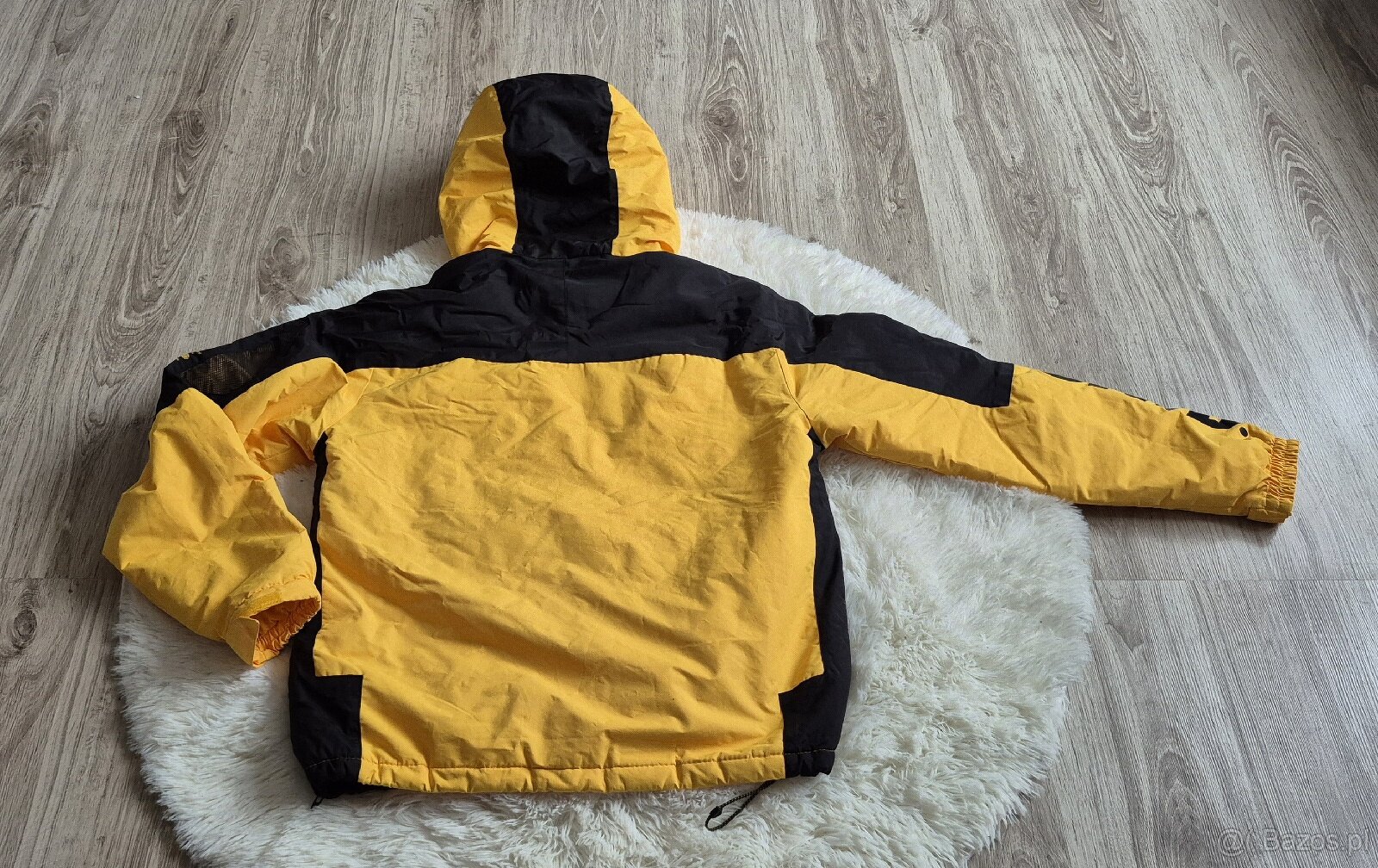 Pull&Bear Żółto-Czarna kurtka kangurek męska rozm. M - 2