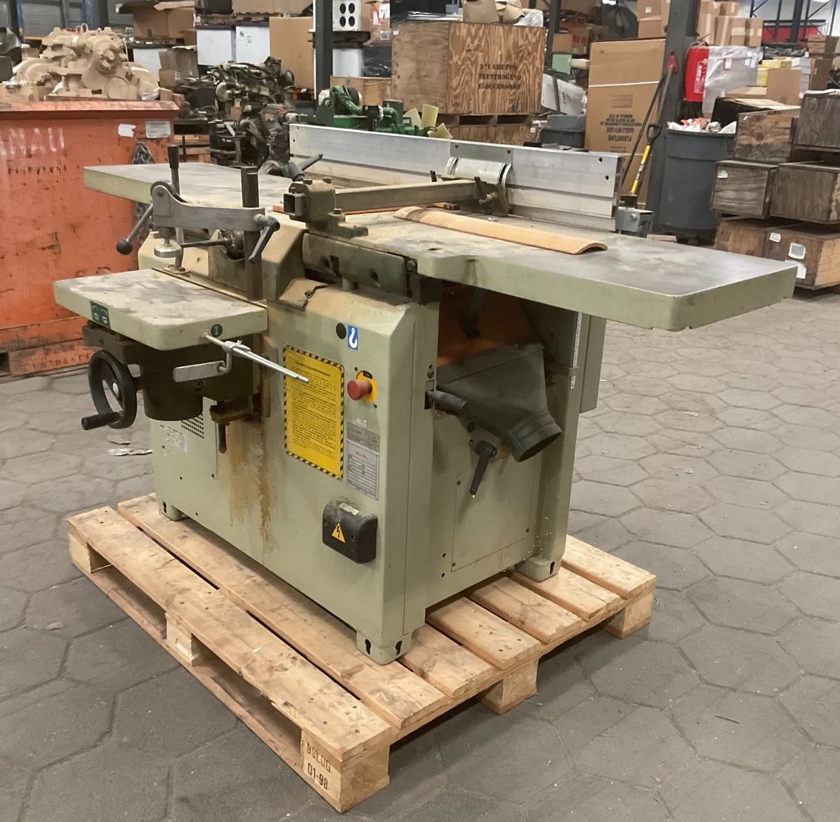 Wyrówniarko-grubościówka SCM + wiertarka pozioma - 2