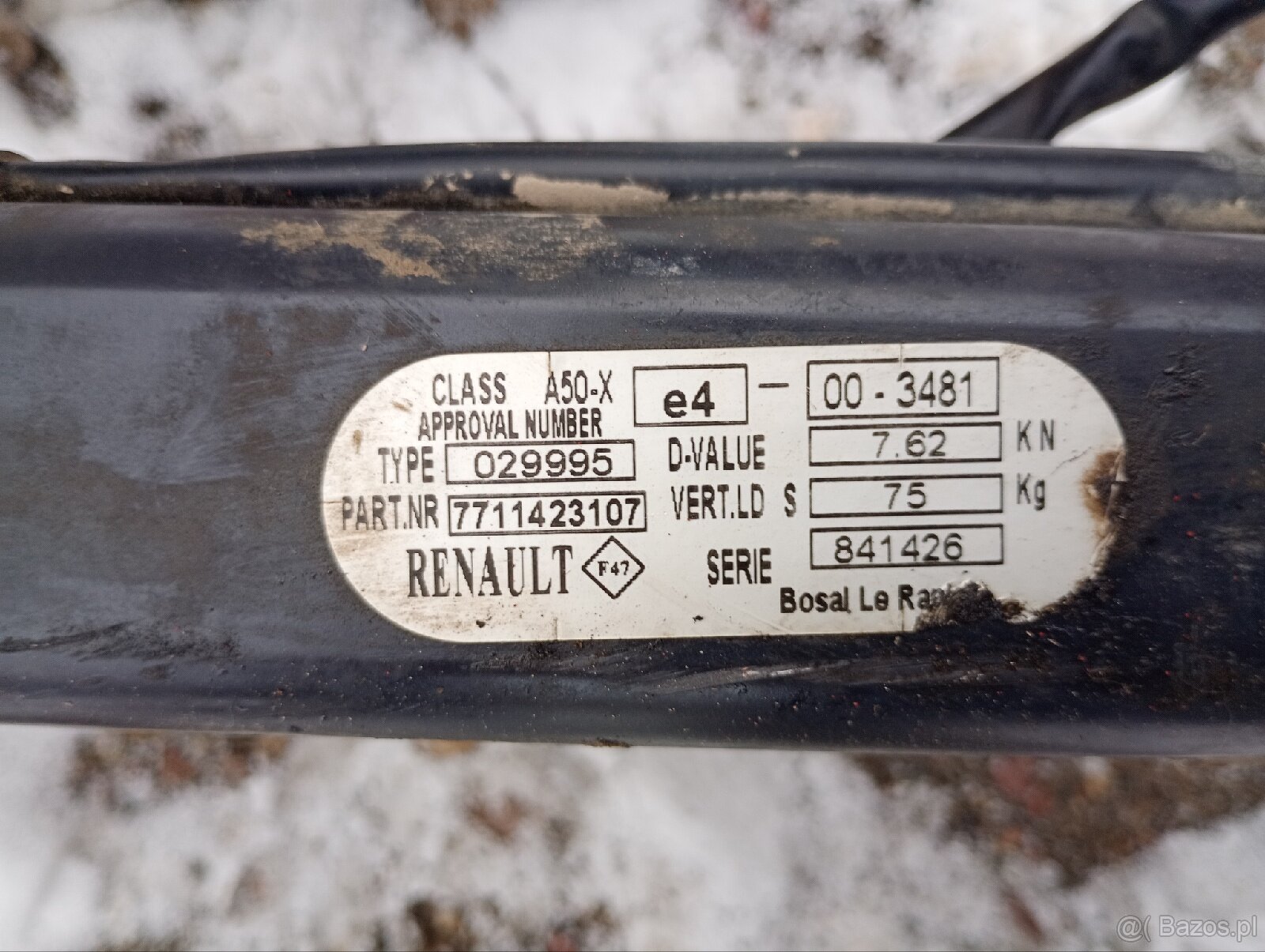 Sprzedam hak do Renault Kangoo 2 - 2