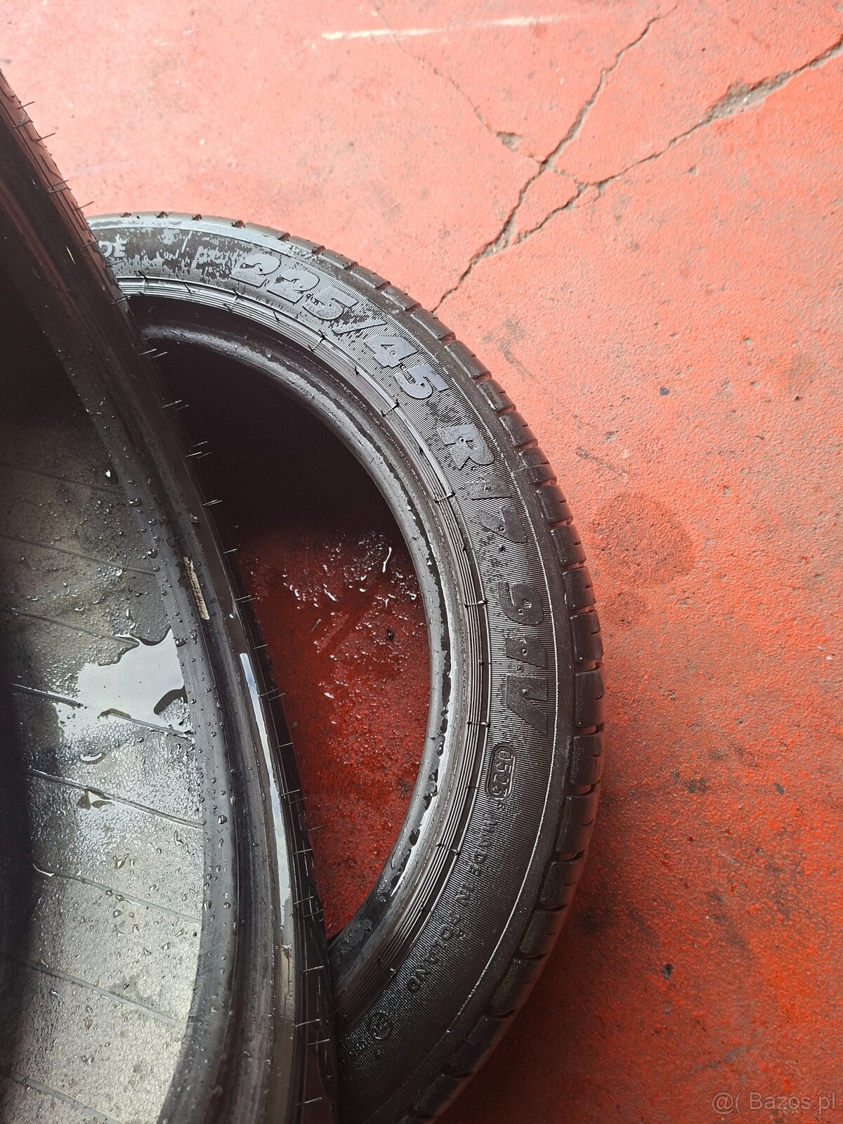 OPONY 225/45/17 R TUR GUM PAWER 3 91 v nie naprawiane zakład - 2