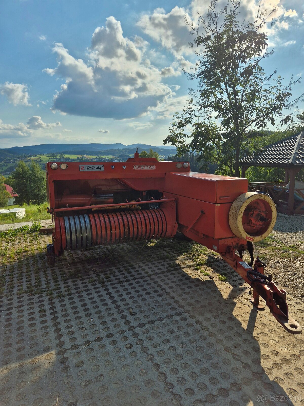 Prasa kostkująca wysokiego zgniotu polska Sipma Z-224/1 - 2