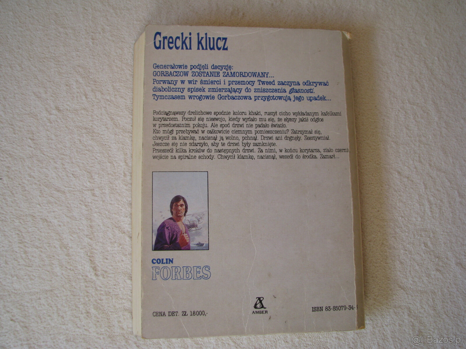 Grecki klucz Colin Forbes Wydanie I - 2