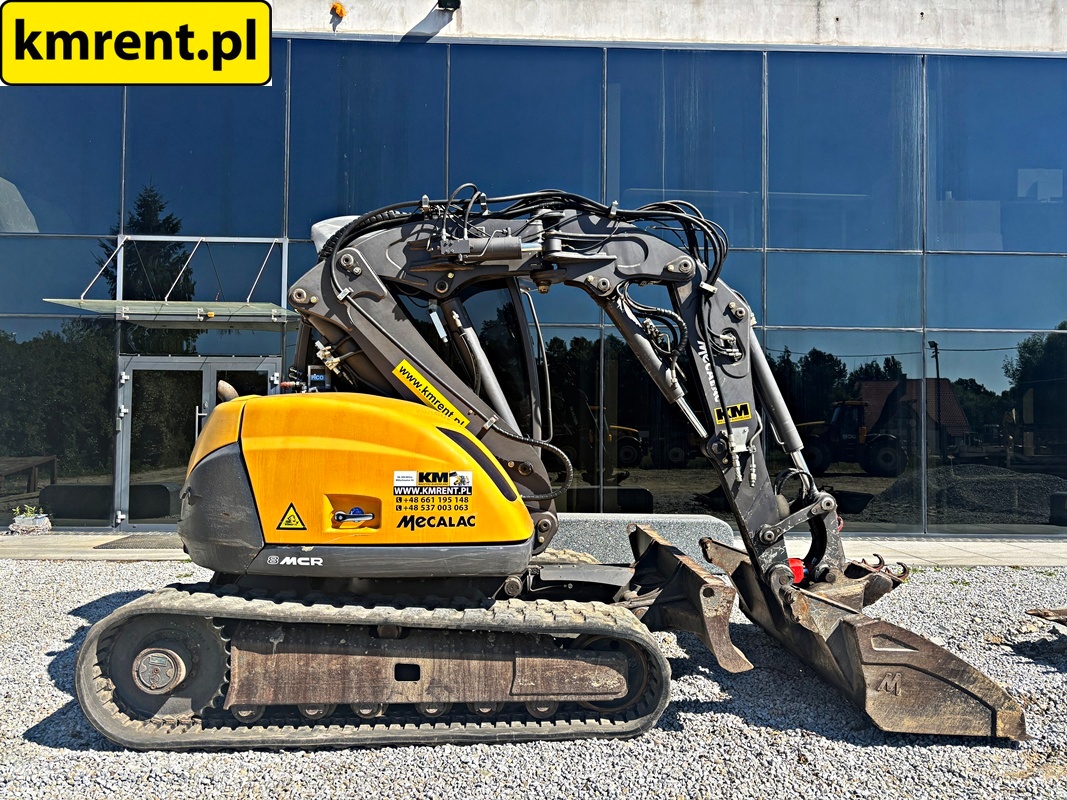 Mecalac 8 MCR MINI-KOPARKA 2018R | MECALAC 6 MCR, JCB 8065 8 - 2