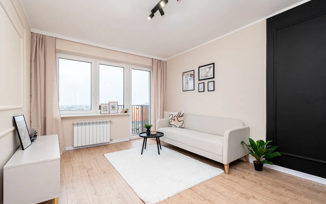 Mieszkanie o powierzchni 38.68m2, balkon, IV p., os. Asnyka - 2