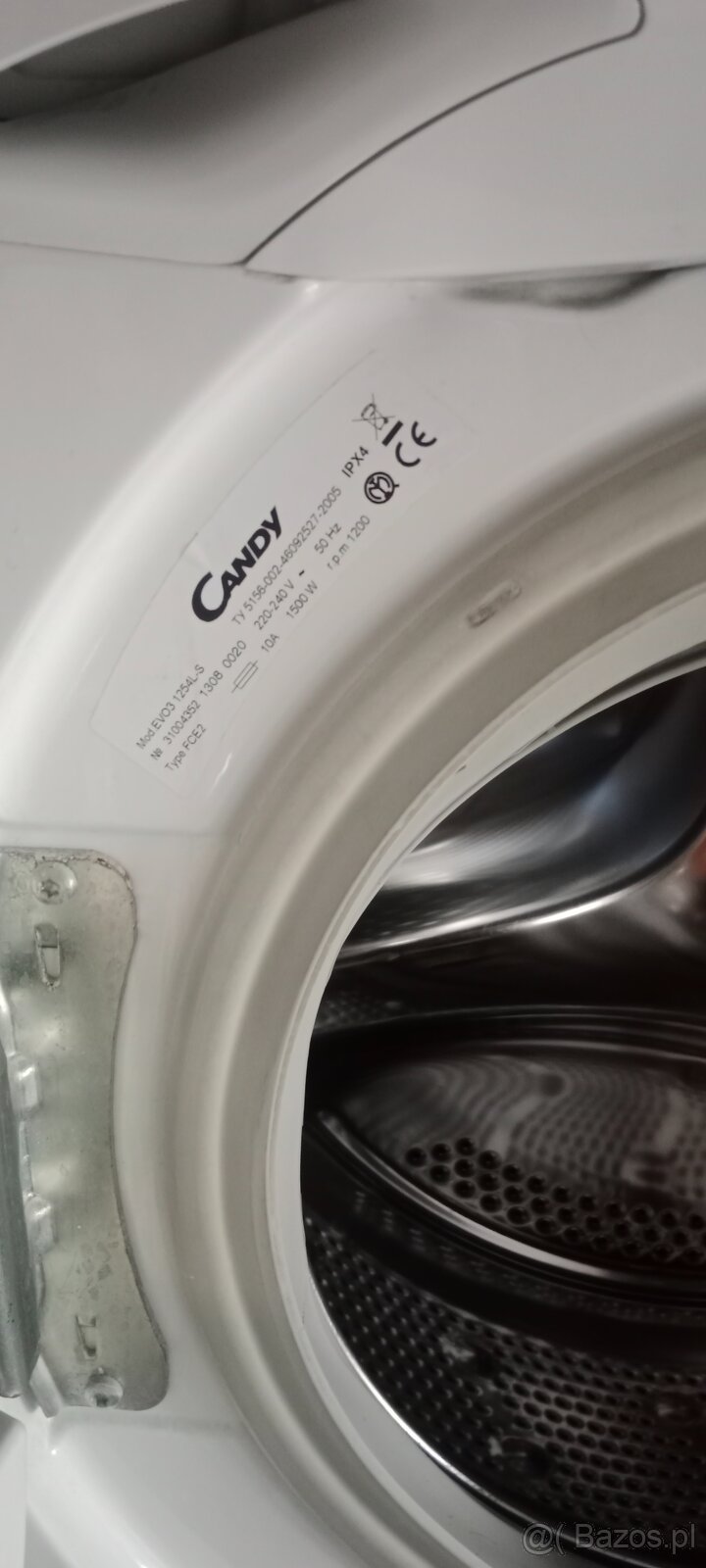 Używana uszkodzona Pralka Candy EVO3 1254L-S - 2