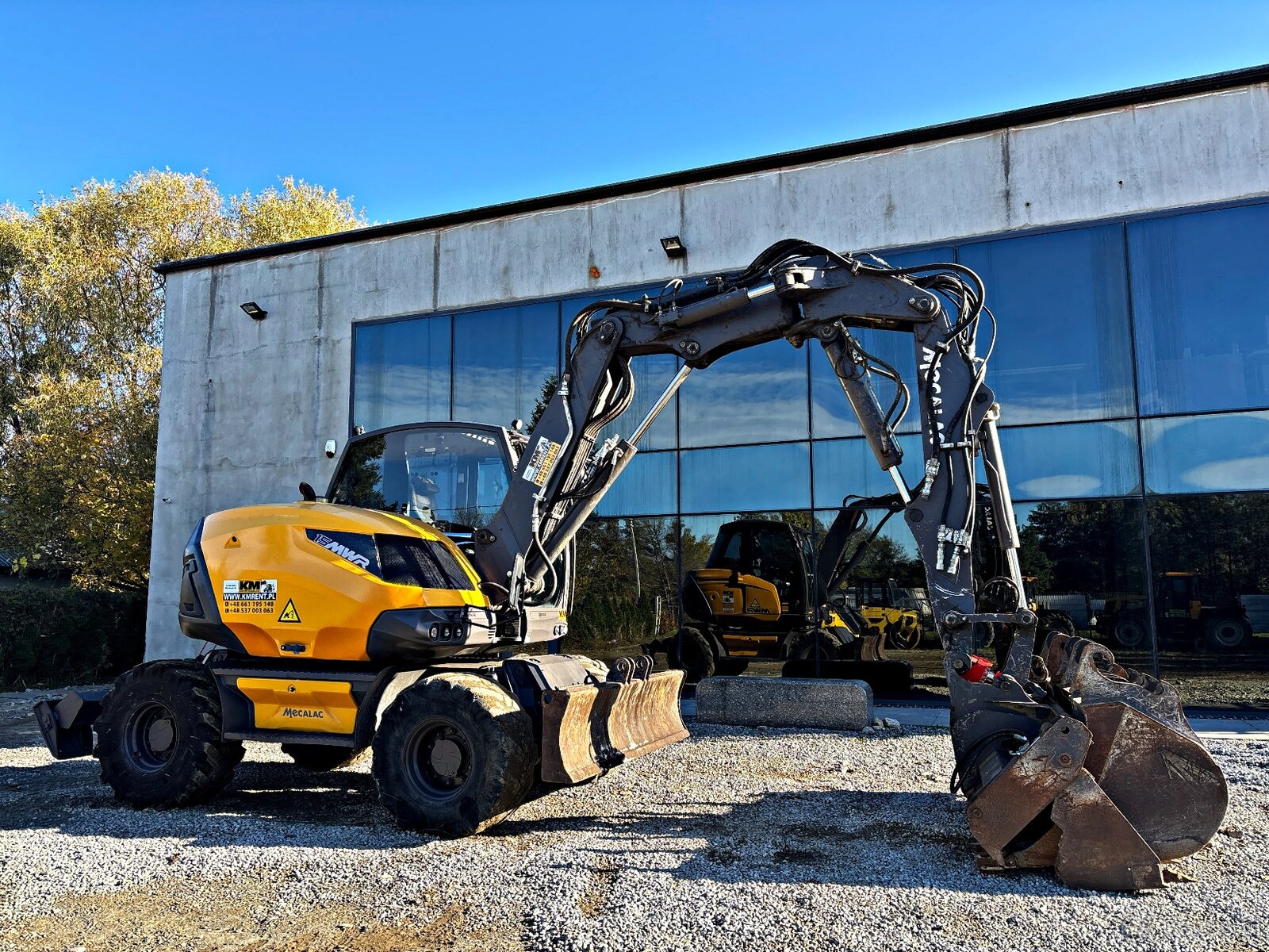 MECALAC 15 MWR KOPARKA KOŁOWA 2018R | KOMATSU PW 140, 160, C - 2