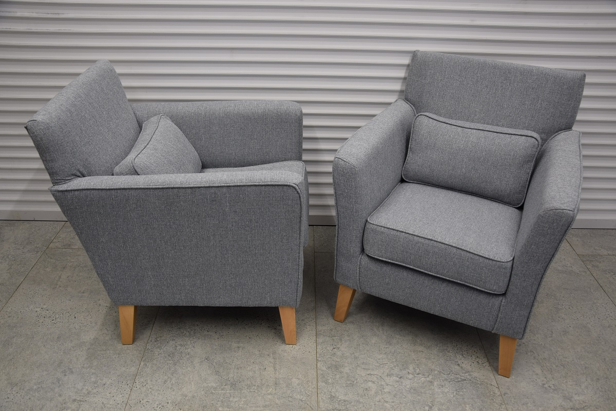 fotele i pufa - komplet jak nowy - 2