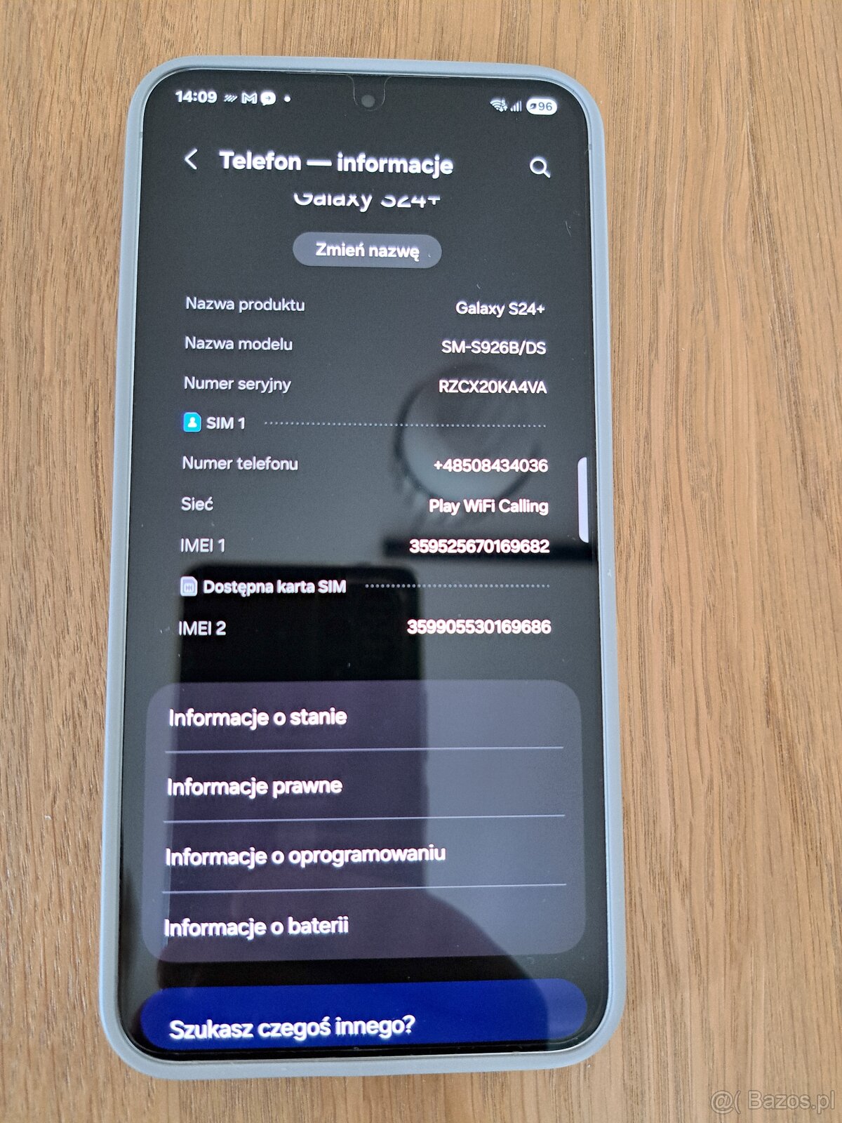 Samsung Galaxy S24 Plus 12GB RAM/512GB kupiony w Samsung Pol - 2