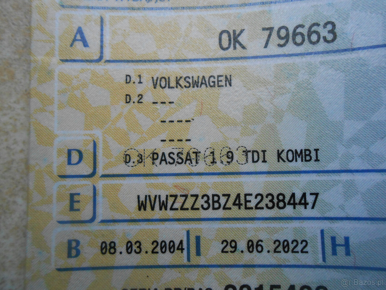 vw PASSAT 2004r-lift kombi diesel-1,9 AUTOMAT 390tys,km WEBA - 2