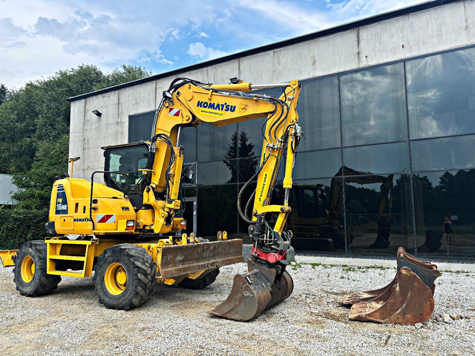 KOMATSU PW 118 MR-8 KOPARKA KOŁOWA ROTOTILT 2017R | LIEBHERR - 2