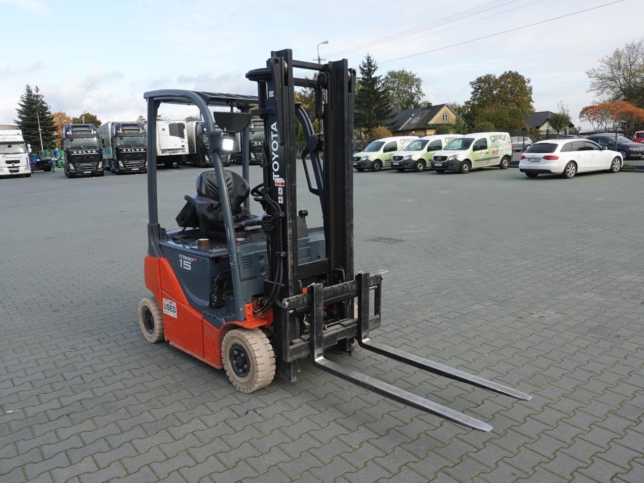 Wózek widłowy unoszący Toyota 8FBMT15 (Traigo 15) 2014r - 2