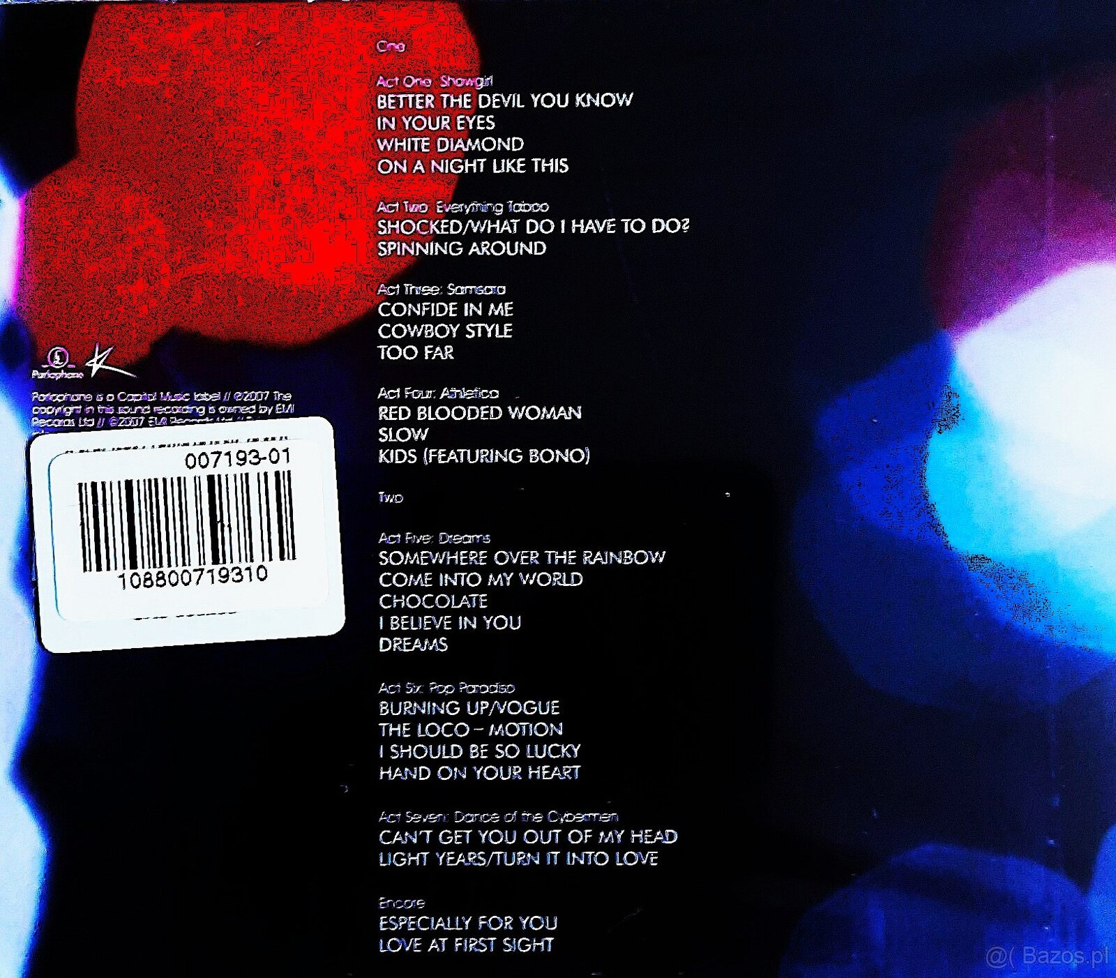 Polecam Podwójny Album KYLIE MINOGUE- Album Showgirl Homecom - 2